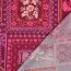 Baumwollsatin PATCHWORK Blumen - FUCHSIA