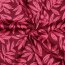 Baumwollsatin LEAVES - BORDEAUX