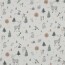 Baumwollpopeline Digital Waldtiere - creme