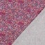 Baumwollpopeline Digital Miniblumen - fuchsia