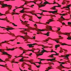 Viskose 100% Tiere SKIN - FUCHSIA