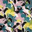Viskose Lenzing 100% EcoVera™ bunte Blumen - rosa