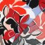 Viskose Lenzing 100% EcoVera™ bunte Blumen - hellblau