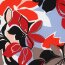 Viskose Lenzing 100% EcoVera™ bunte Blumen - hellblau