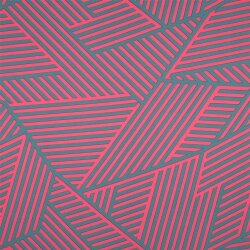 Polyesterjersey GEOMETRIC - dunkelpetrol/FUCHSIA