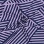 Polyesterjersey GEOMETRIC - lavendel/dunkelblau