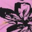 Polyesterjersey Blumen - pink