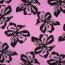 Polyesterjersey Blumen - pink