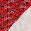 Viskose Jersey Digital Blumen - RED