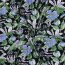 Viskose Jersey Digital Blumen - schwarz
