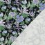 Viskose Jersey Digital Blumen - schwarz
