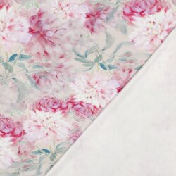 Viskose Jersey Digital Blumen - LIGHT PINK