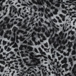 Viskose Lenzing 100% EcoVera™ Digital Leo - schwarz