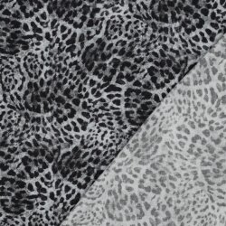 Viskose Lenzing 100% EcoVera™ Digital Leo - schwarz