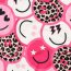 French Terry Digital HAPPY FACES - PINK