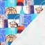 French Terry Digital BASKETBALL - BLUE