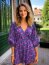 Viskose Lenzing 100% EcoVera™ Digital Blumenfeld - pfirsich