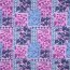Viskose Lenzing 100% EcoVera™ Blumen PATCHWORK - lavendel