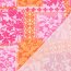Viskose Lenzing 100% EcoVera™ Blumen PATCHWORK - fuchsia