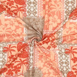 Viskose Lenzing 100% EcoVera™ Blumen PATCHWORK -...