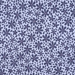 Musselin Blütenregen - helllavendel/hellblau