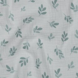 Musselin Blätter - salbei