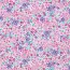 Baumwollpopeline Digital Blumen - creme