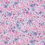 Baumwollpopeline Digital Blumen - creme