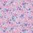 Baumwollpopeline Digital Blumen - creme
