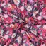 Baumwollvoile Digital Blumen - pink