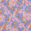 Viskosesatin Digital Blumen - BLUE