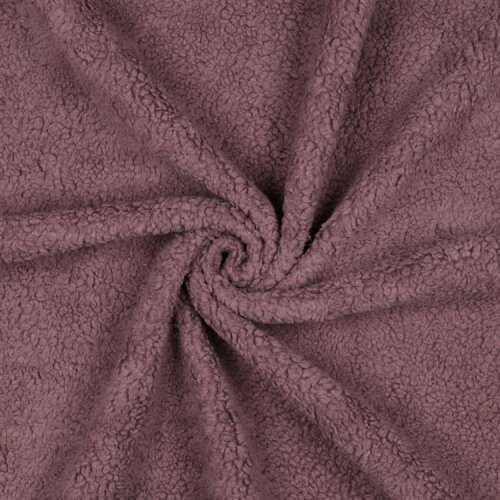 Baumwoll Teddy *Vera* - rosenholz