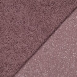 Baumwoll Teddy *Vera* - rosenholz