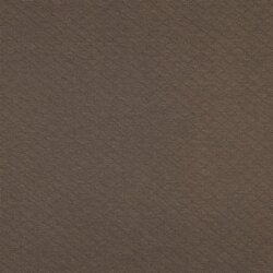 Steppstoff Jersey kleine Rauten - nougat