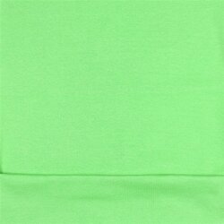 Strickbündchen Bio~Organic *Gerda* - hellneongrün