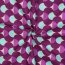 Beschichtete Baumwolle Retro Kreise - lila