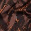 Baumwollsatin abstract - DARK BROWN