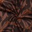 Baumwollsatin abstract - DARK BROWN