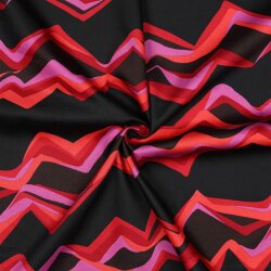 Baumwollsatin abstract - DARK RED
