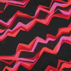 Baumwollsatin abstract - DARK RED