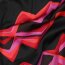 Baumwollsatin ZickZack Streifen - pink/dunkelrot