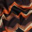 Baumwollsatin abstract - DARK BROWN