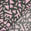 Baumwollsatin Geometrische Formen - dunkelgrün