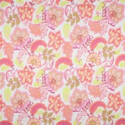 Baumwollvoile Zauberblumen I Nerida Hansen - softpink