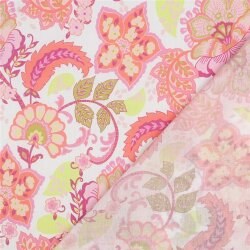 Baumwollvoile Zauberblumen I Nerida Hansen - softpink