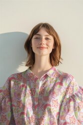 Baumwollvoile Zauberblumen I Nerida Hansen - softpink