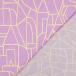 Baumwollvoile Stadt | Nerida Hansen - softlavendel