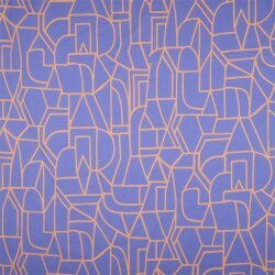 Baumwollvoile Stadt | Nerida Hansen - jeansblau