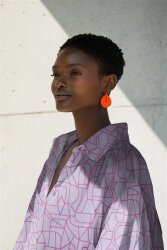 Baumwollvoile Stadt | Nerida Hansen - jeansblau