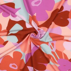 Viskose Lenzing 100% EcoVera™ bunte Blumenwelt |...